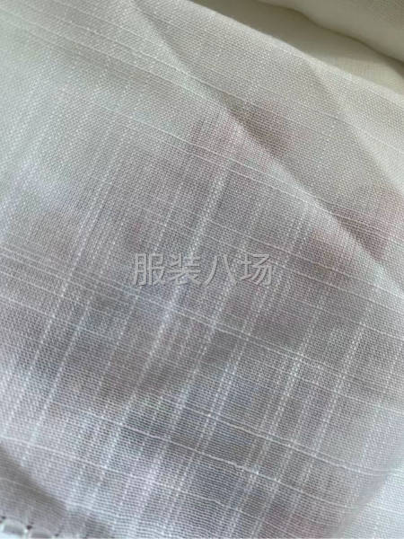 本白底布 竹節(jié)仿麻-第9張圖片