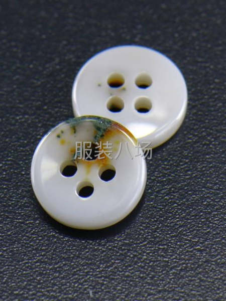 撞色四眼陶瓷紐扣-第1張圖片