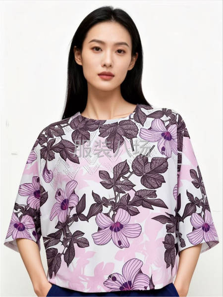 針織印花衫，自研面料，圖案清晰度遠超包芯紗-第1張圖片