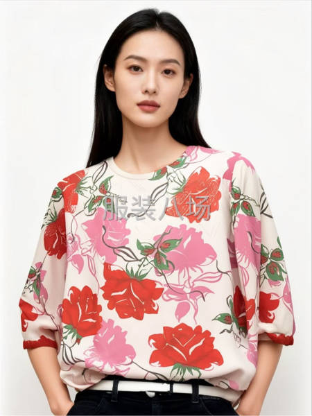 針織印花衫，自研面料，圖案清晰度遠超包芯紗-第3張圖片