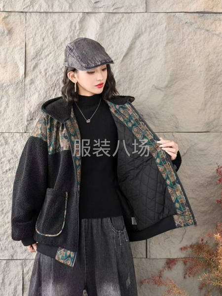 立馬上手的，顆粒絨棉衣外套-第1張圖片