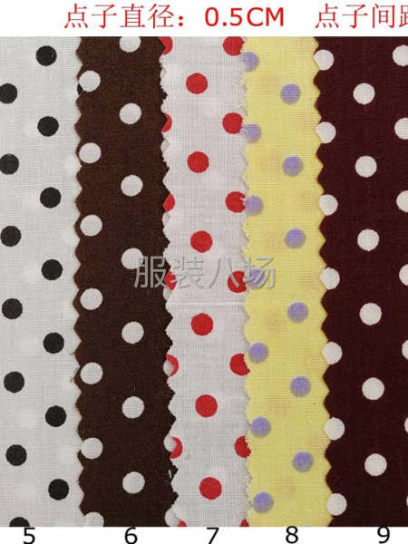全棉印花布 小點子 波點圓點 童裝襯衫連衣裙手工DIY布料現(xiàn)-第5張圖片