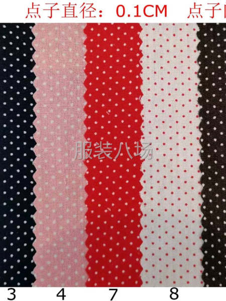 全棉印花布 小點子 波點圓點 童裝襯衫連衣裙手工DIY布料現(xiàn)-第3張圖片