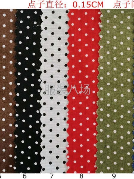 全棉印花布 小點子 波點圓點 童裝襯衫連衣裙手工DIY布料現(xiàn)-第2張圖片
