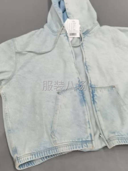 公司訂單牛仔衣。只做車間剪好線。800件貨期一個(gè)星期-第2張圖片