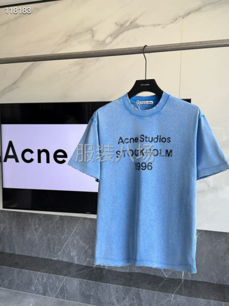 男女同款抄色做旧T恤-第5张图片