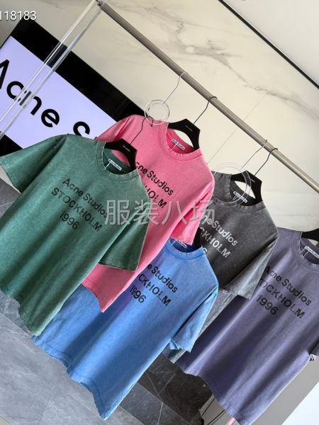 男女同款抄色做旧T恤-第7张图片