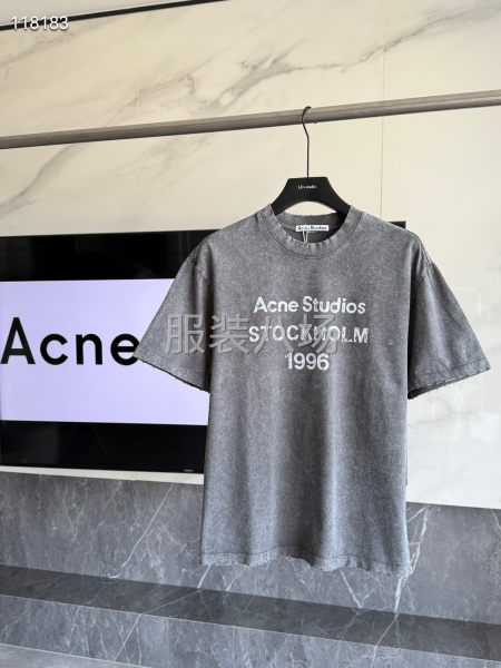 男女同款抄色做旧T恤-第4张图片