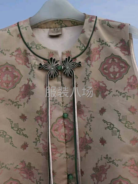 雙面羊絨，香云紗 新中式 連衣裙 旗袍 漢服時裝-第5張圖片