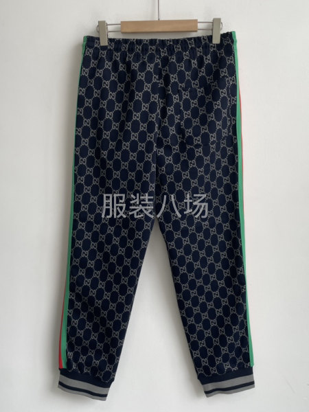 大牌套裝情侶裝拉鏈提花面料外套套裝-第3張圖片