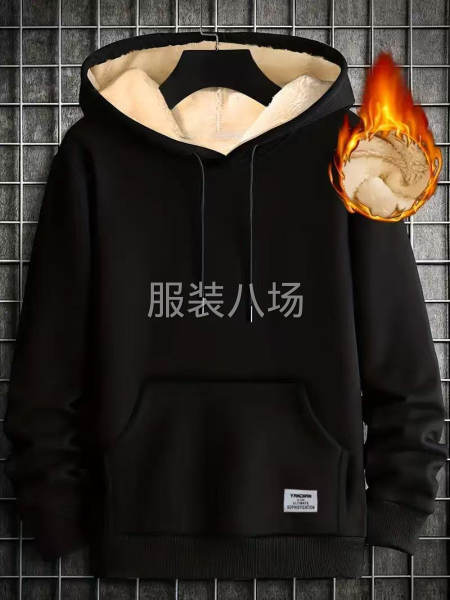 市場貨羊羔絨復(fù)合連帽衛(wèi)衣-第1張圖片