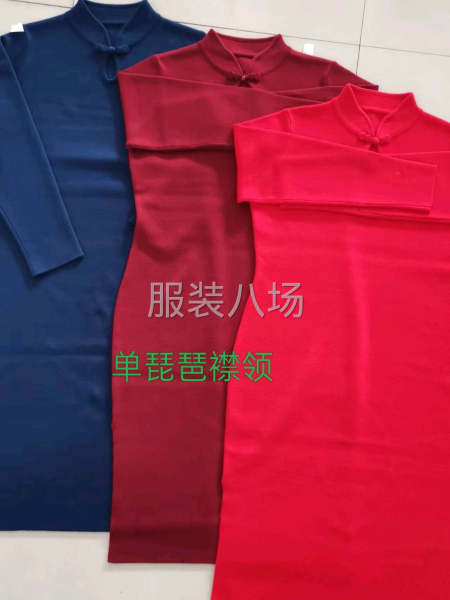 處理一批新中式旗袍連衣裙源頭廠家-第5張圖片