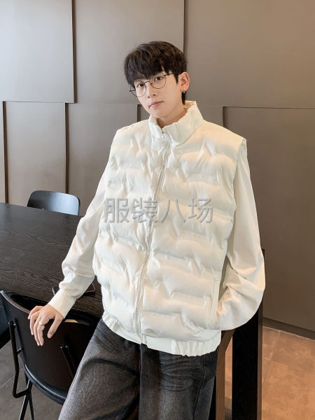 充棉棉衣马甲羽绒服-第3张图片
