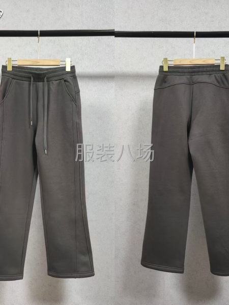 露露女士阔腿直筒绒裤-第3张图片