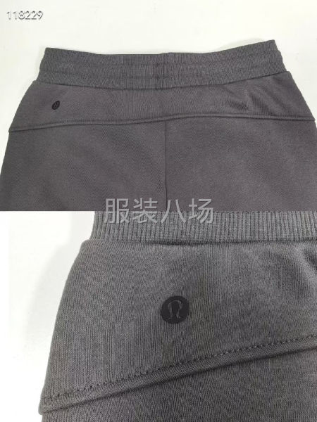 露露女士阔腿直筒绒裤-第5张图片