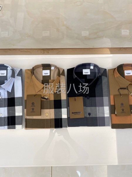 Burberry 经典大格子条纹衬衫-第4张图片