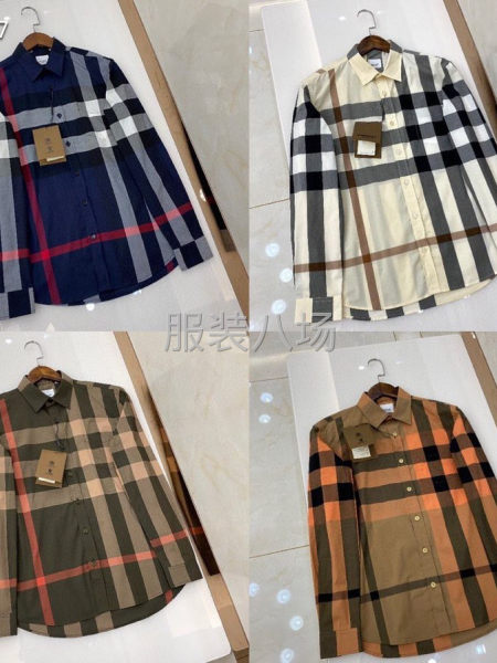 Burberry 经典大格子条纹衬衫-第8张图片