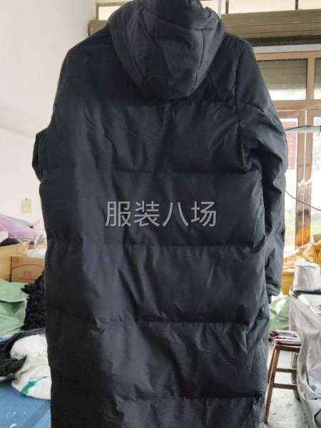 韩板长款宽松羽绒服-第1张图片