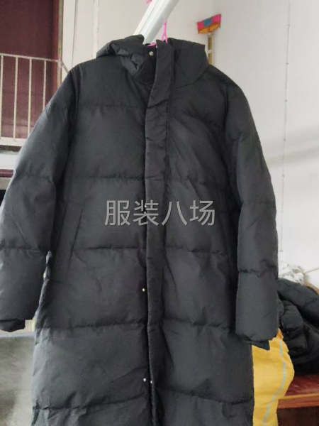 韩板长款宽松羽绒服-第2张图片