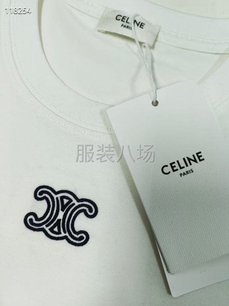CELINE2026年女款早春新款正肩掐腰T恤-第7张图片