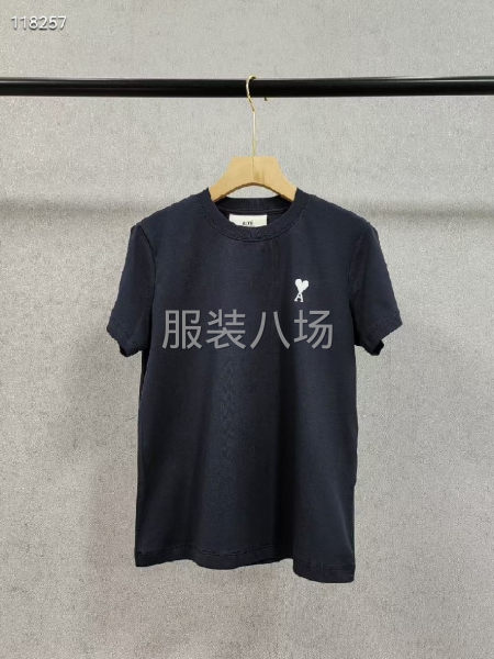 经典爱心Ami Paris女款短袖T恤-第2张图片