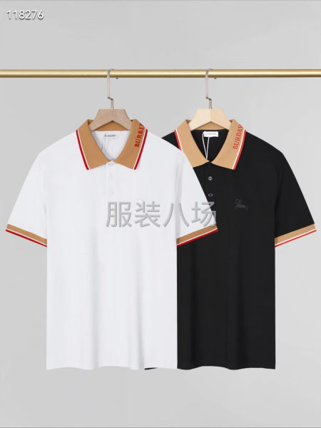 26年男士翻领短袖拉架珠地洗水面料-第9张图片