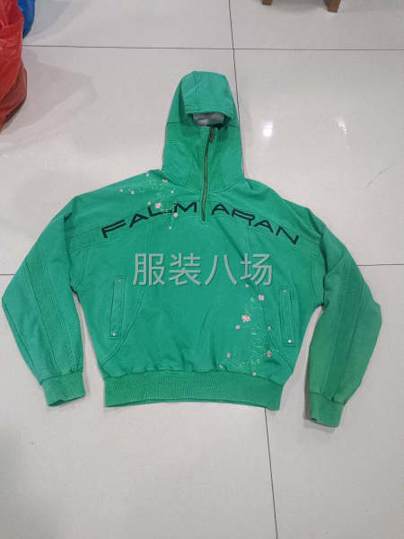 针织卫衣长袖，半成品要发回我厂绣花-第1张图片