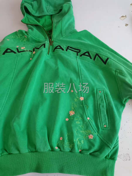 针织卫衣长袖，半成品要发回我厂绣花-第4张图片