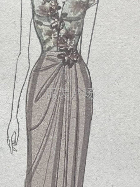 看图打版，外单礼服连衣裙多一点-第1张图片