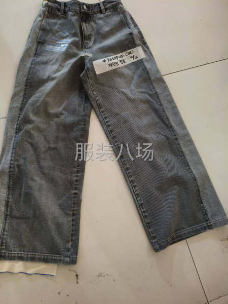 600件牛仔裤子，已裁剪可随时投产-第1张图片