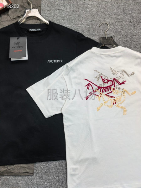 大牌始祖鸟圆领短袖T恤衫-第2张图片