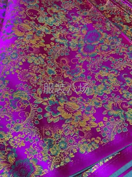 找织锦缎面料，纯棉绣花面料-第2张图片