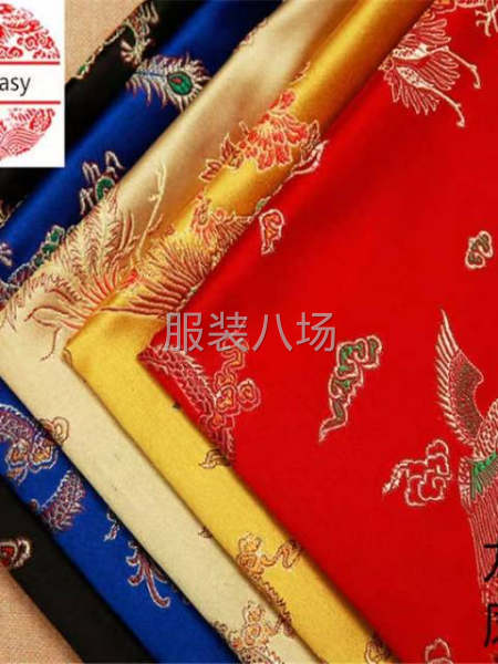 找织锦缎面料，纯棉绣花面料-第1张图片