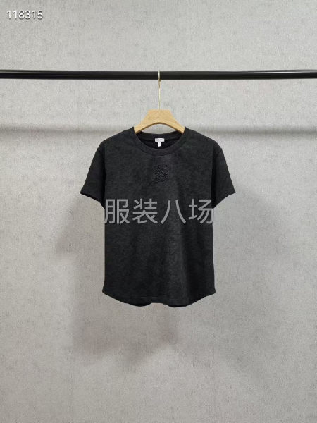 罗意威雪花复古女款T恤  工艺 刺绣-第6张图片