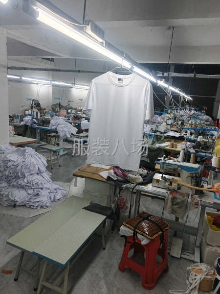 1.8加工圆领T恤中道，厂里常年做代加工优势，日产1-2万件-第1张图片