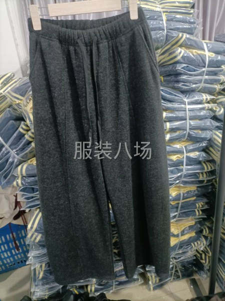 绵羊毛加绒加厚微弯刀裤-第2张图片