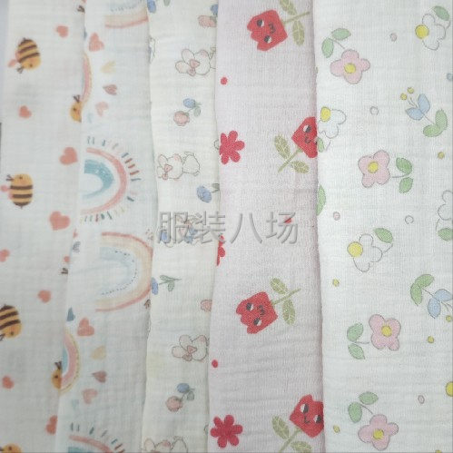 全棉雙層紗布數(shù)碼印花面料-第1張圖片