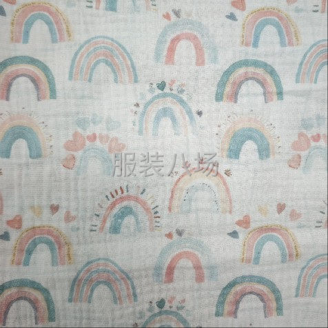 全棉雙層紗布數(shù)碼印花面料-第4張圖片