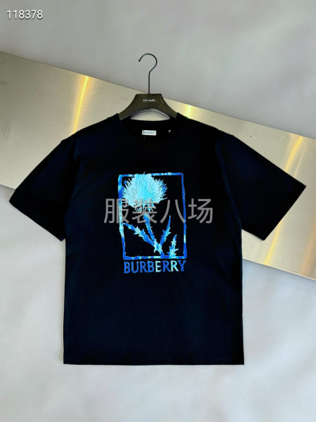 BURBERRY新款棉質短袖T恤  花卉印花-第5張圖片