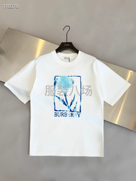 BURBERRY新款棉質短袖T恤  花卉印花-第1張圖片