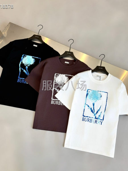 BURBERRY新款棉質短袖T恤  花卉印花-第6張圖片