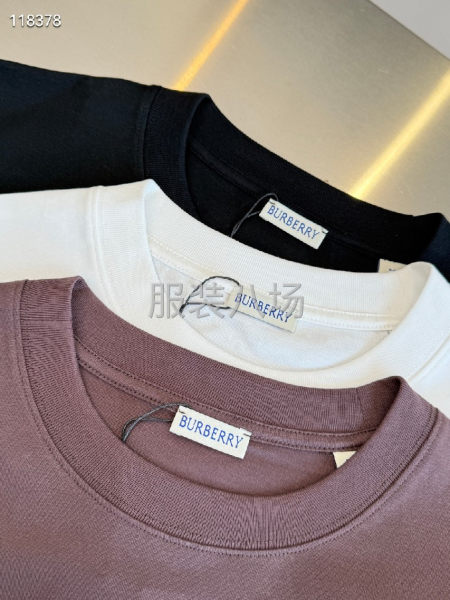 BURBERRY新款棉質短袖T恤  花卉印花-第7張圖片