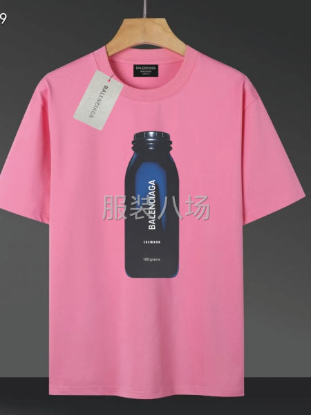 BALENCI*GA/巴黎.水瓶字母LOGO T恤衫宽松版型-第4张图片