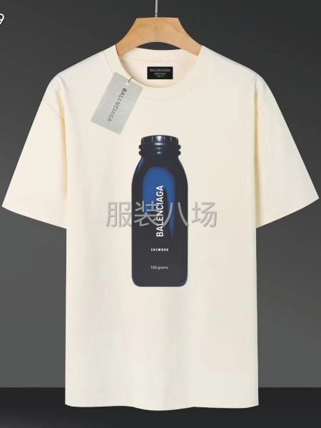 BALENCI*GA/巴黎.水瓶字母LOGO T恤衫宽松版型-第3张图片