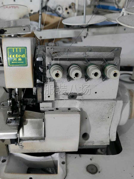 五线锁边车，锁出来很平整-第1张图片