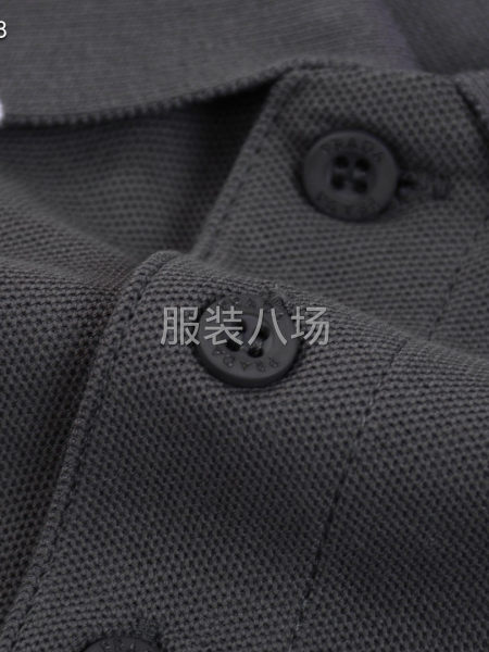 普拉达三角标翻领短袖T恤衫-第6张图片