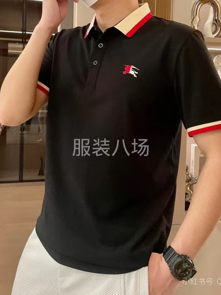 BURBERRY巴寶莉戰馬圖案本色刺繡小標，翻領P-第2張圖片