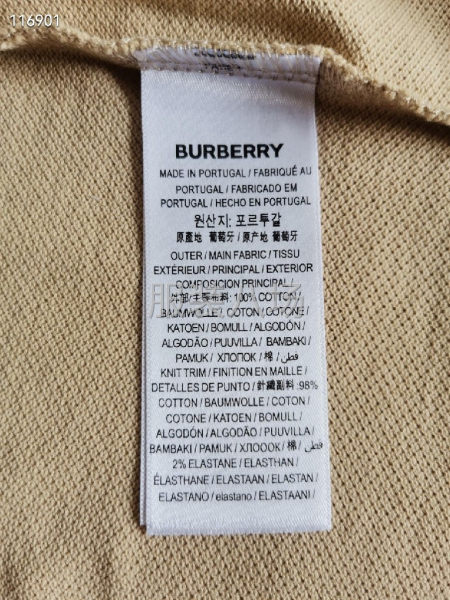 BURBERRY巴寶莉戰馬圖案本色刺繡小標，翻領P-第8張圖片