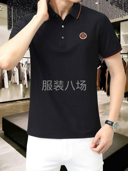 爱马仕夏季新款 翻领短袖T恤-第2张图片