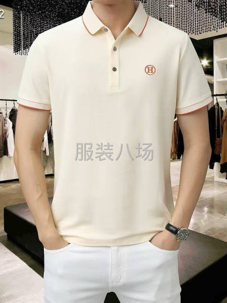 爱马仕夏季新款 翻领短袖T恤-第3张图片